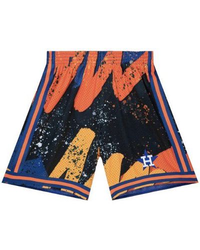 Mitchell & Ness Hyper Hoops Fashion Shorts "mlb Houston Astros" - Blue
