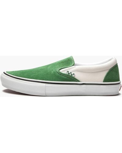 Vans Skate Slip On "juniper" Shoes - Green
