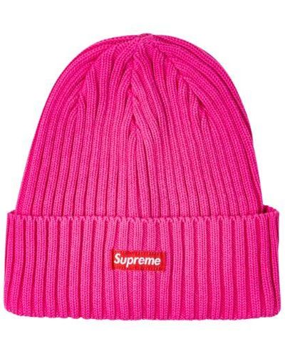 Supreme Overdyed Beanie "ss 22" - Pink