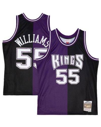 Mitchell & Ness Split Swingman Jersey "nba Sacramento Kings 2000 Jason Williams" - Black
