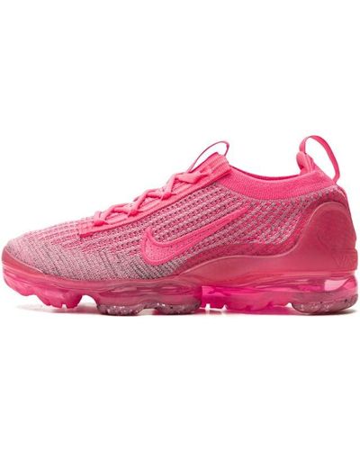 Nike Air Vapormax 2021 Flyknit "hyper Pink" Shoes - Black