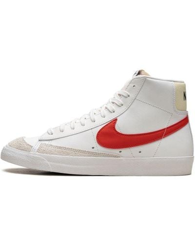 Nike Blazer Mid '77 Vintage "white Picante Red" Shoes - Black