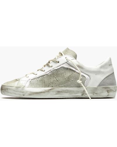 Golden Goose Superstar "white/silver" Shoes - Metallic