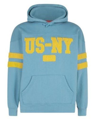 Supreme Us-ny Hooded Sweatshirt "fw22" - Blue