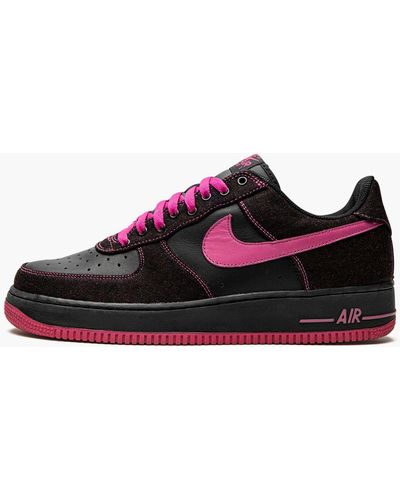 Nike Air Force 1 "black / Bright Rose" Shoes