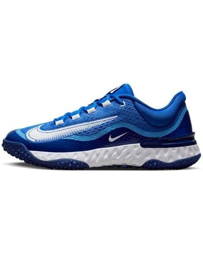 Nike Alpha Huarache Elite 4 Tf "hyper Royal" Shoes - Blue