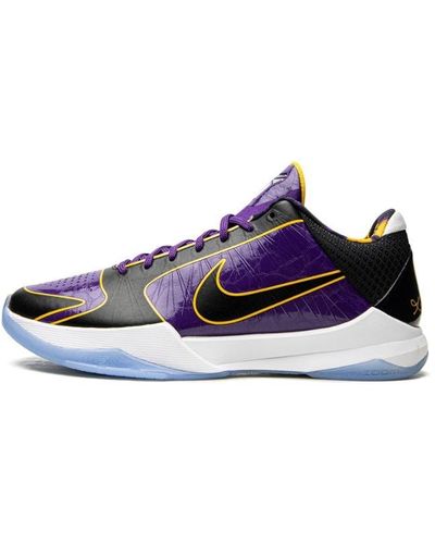 Nike Kobe 5 Protro "5x Champ / Lakers" Shoes - Blue