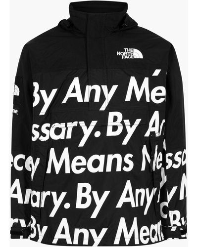 Supreme Tnf By Any Means Coach Jacket "tnf Bamn" - Black
