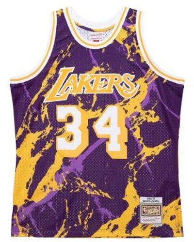 Mitchell & Ness Team Marble Swingman Jersey "nba La Lakers 1996 Shaquille O'neal" - Black