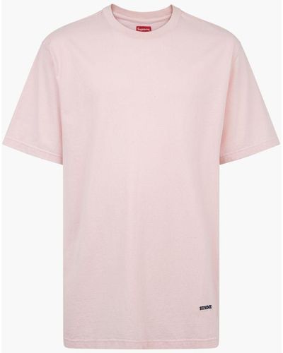 Supreme College Ss Top "fw 19" - Pink
