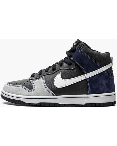 Nike Dunk High Pro Sb "unfutura" Shoes - Blue