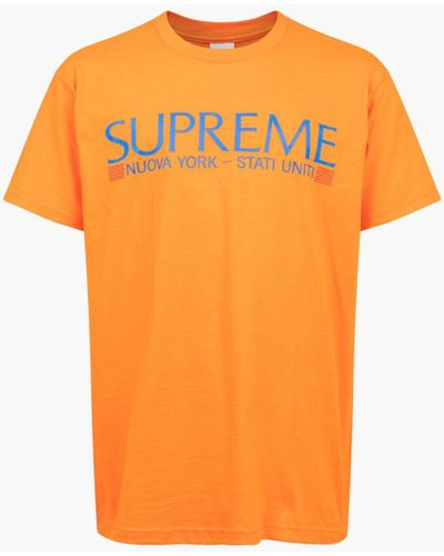 Supreme Nuova York T-shirt "fw 20" - Orange