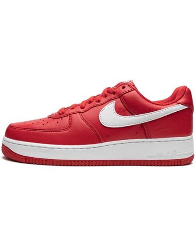 Nike Air Force 1 "color Of The Month - Red