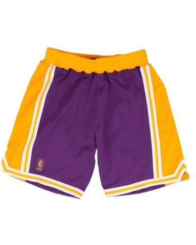 Mitchell & Ness Authentic Road Shorts "nba La Lakers 96-97" - Purple