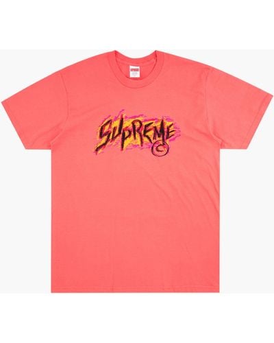 Supreme Scratch T-shirt "fw 20" - Orange