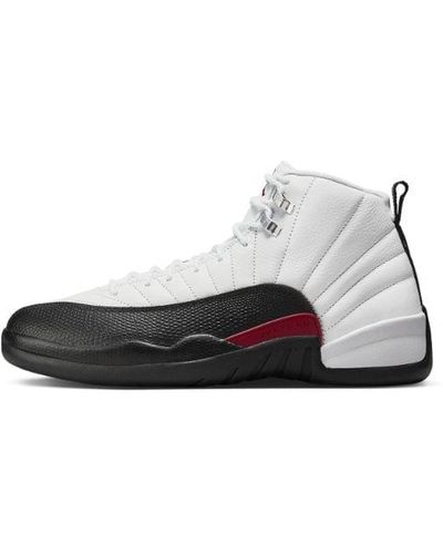 Nike Air 12 "red Taxi" Shoes - Grey