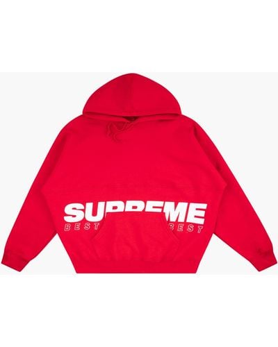 Supreme Best Of The Best Hoodie "fw 20" - Red