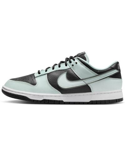 Nike Dunk Low "smoke Grey / Barerly Green" Shoes - Black