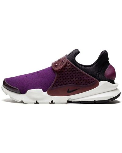 Nike Sock Dart Tech Fleece Shoes - Purple