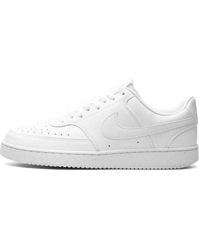 Nike Court Vision Lo Nn "triple White" Shoes - Black