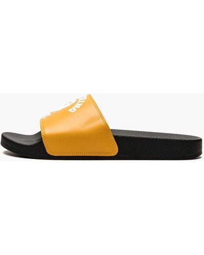 A Bathing Ape College Slide Sandals "yellow" Shoes