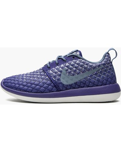 Nike Roshe Two Flyknit Shoes - Blue
