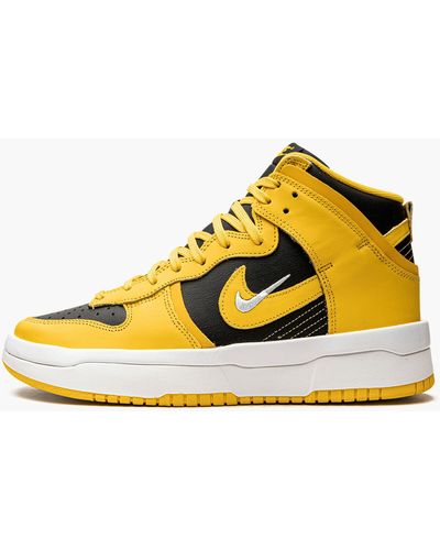 Nike Dunk High Up Shoes - Yellow