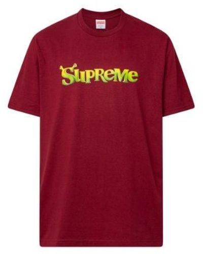 Supreme Shrek T-shirt "fw 21" - Red