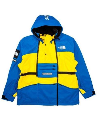 Supreme Tnf Steep Tech Hooded Jacket - Blue