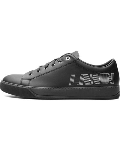 Lanvin Low Top Logo Trainer "logo" Shoes - Black