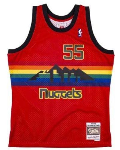 Mitchell & Ness Reload Swingman Jersey "nba Nuggets 1991 Dikembe Mutombo" - Red