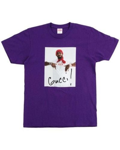 Supreme Gucci Mane Tee - Purple