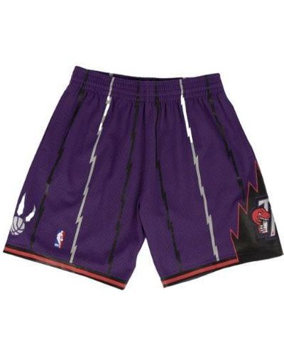 Mitchell & Ness Nba Swingman Shorts 1998-99 To - Purple