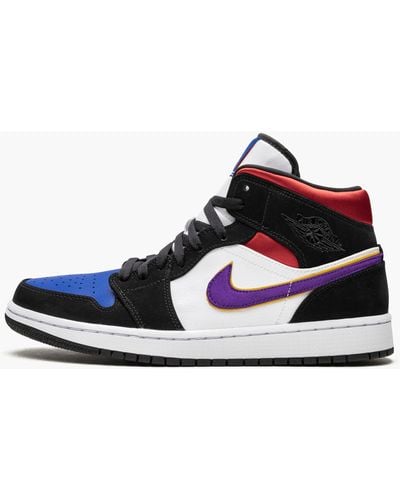 Nike Air 1 Mid "lakers Top 3" Shoes - Black