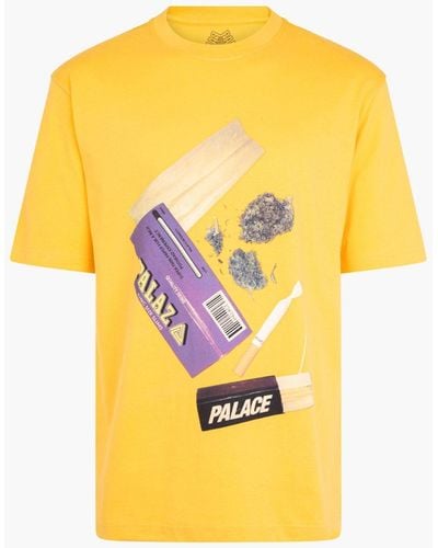 Palace Skin Up Monsieur T-shirt "ss 20" - Yellow