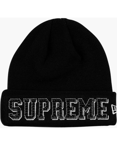 Supreme Beanie Black Hats for Men for sale