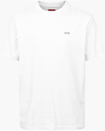 Supreme Reflective Small Box T-shirt "fw 18" - White