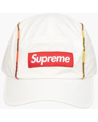 Supreme Gradient Piping Camp Cap "ss 21" - White
