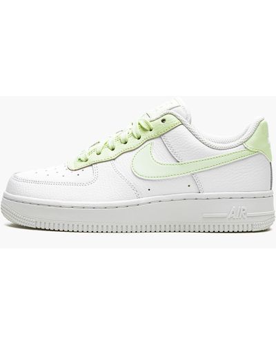 Nike Air Force 1 '07 Mns "white / Lime Ice" Shoes - Black