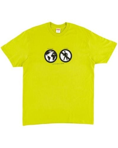 Supreme Save The Planet T-shirt "fw 19" - Yellow