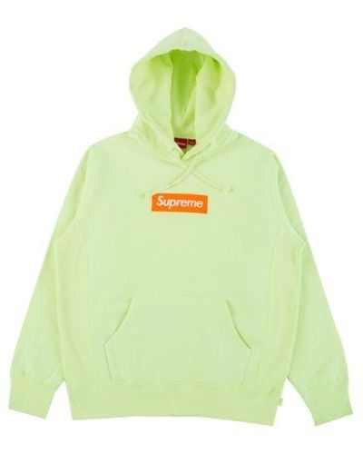 Supreme Box Logo Hooded Sweatshirt "fw 17" - Green