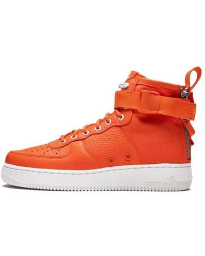 Nike Sf Af1 Mid Shoes - Red