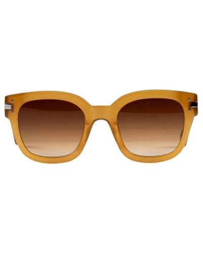 Amiri Classic Logo Sunglasses "tan" - Brown