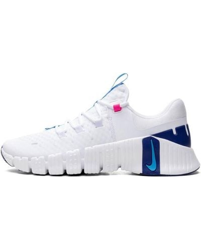 Nike Free Metcon 5 "white Aquarius Blue" Shoes - Black