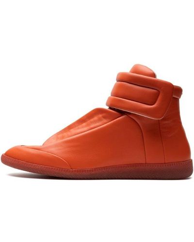 Maison Margiela Future High "orange" Shoes - Red