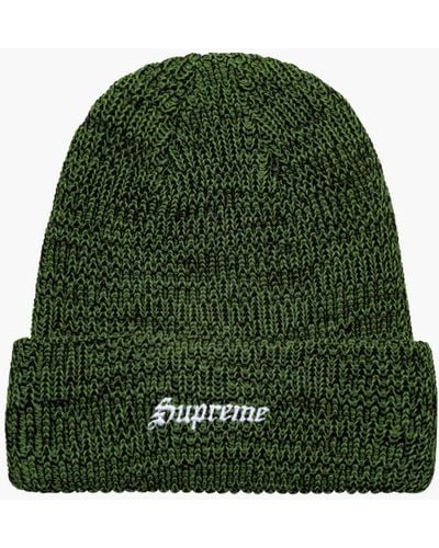 Supreme Twisted Loose Gauge Beanie "fw 21" - Green