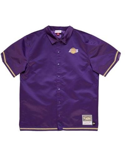 Mitchell & Ness Cny 4.0 Shooting Shirt "nba La Lakers" - Purple