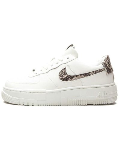 Nike Air Force 1 Pixel Mns "snakeskin" Shoes - Black