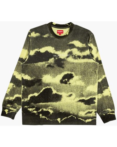 Supreme Clouds Ls Top "ss 19" - Green