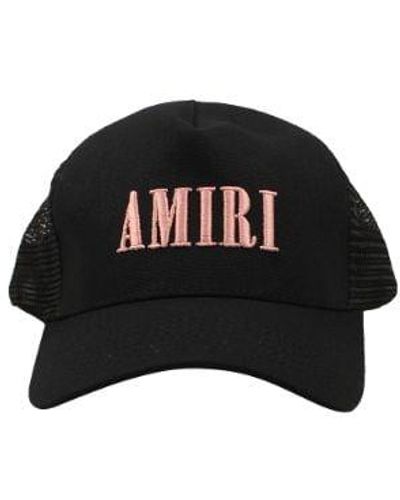 Amiri Core Logo Trucker Hat "black / Peach"